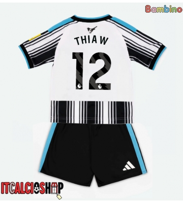 Newcastle United Malick Thiaw #12 Prima Maglia Bambino 2026-27 Manica Corta (+ Pantaloni corti)